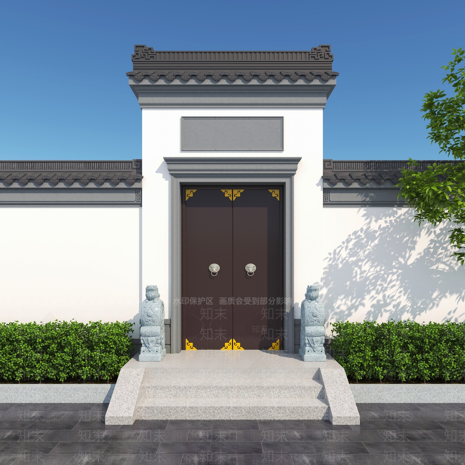 中式新中式古建3D模型下载【ID:1169559887】