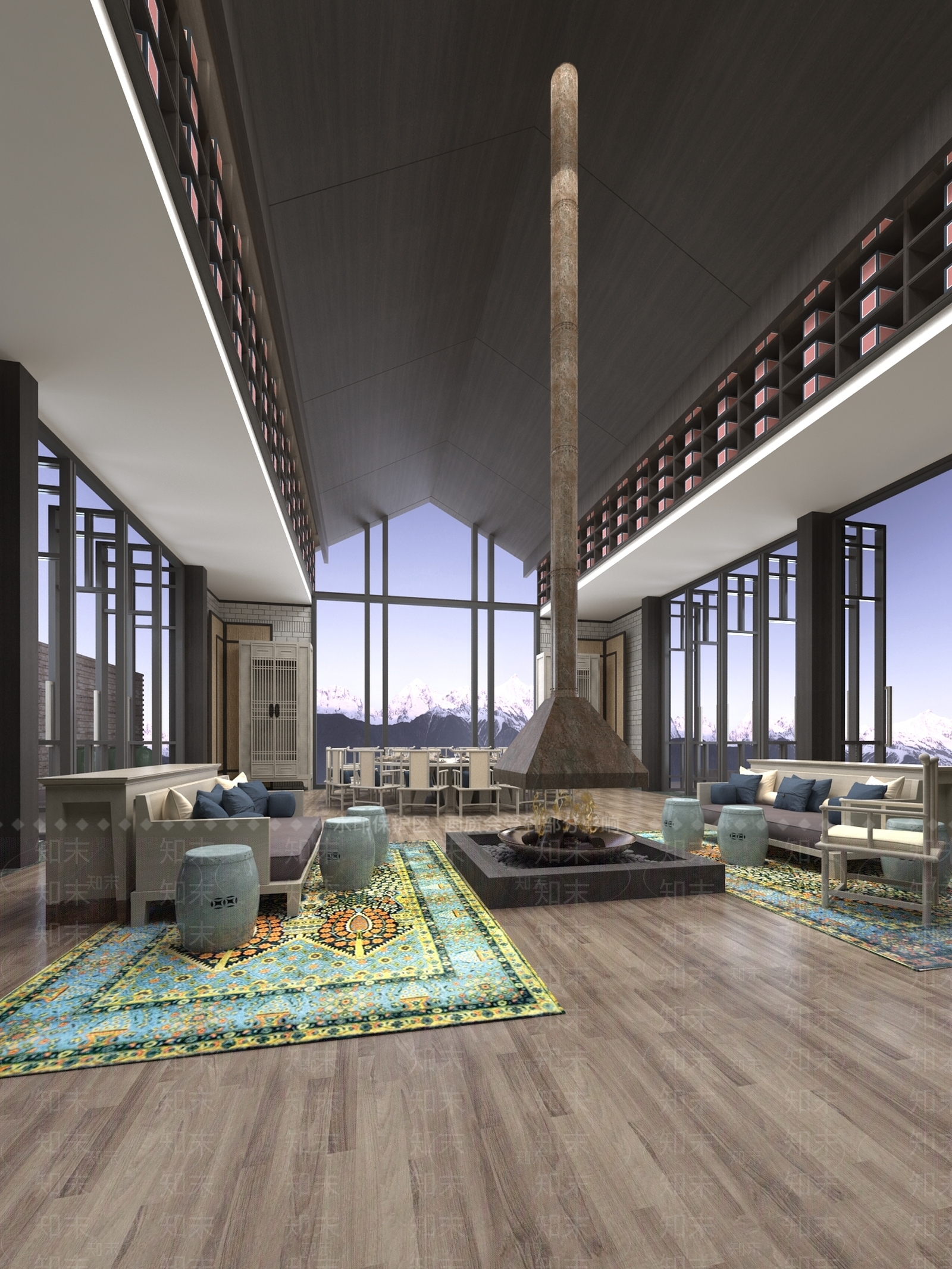 现代包厢3D模型下载【ID:1169564936】