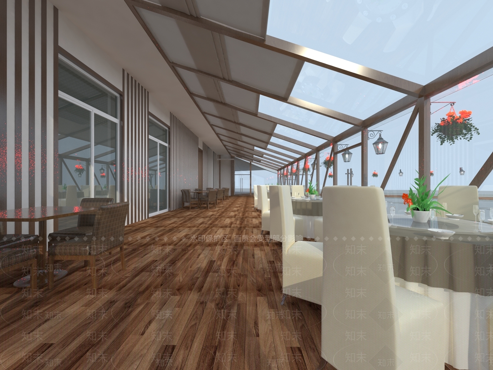 现代中餐厅3D模型下载【ID:1169565183】