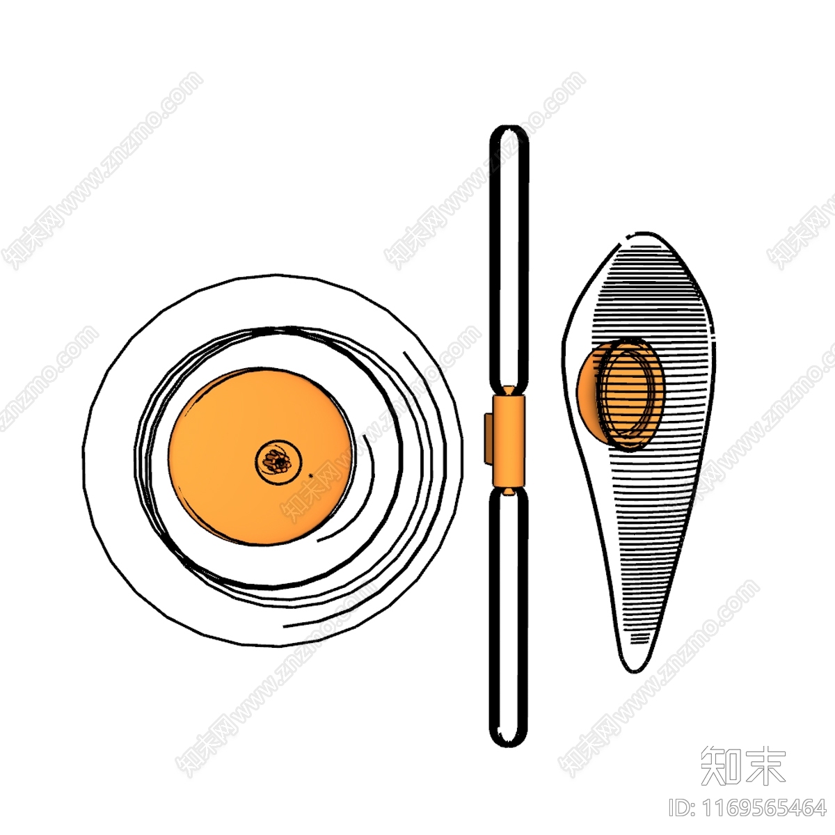 现代壁灯SU模型下载【ID:1169565464】