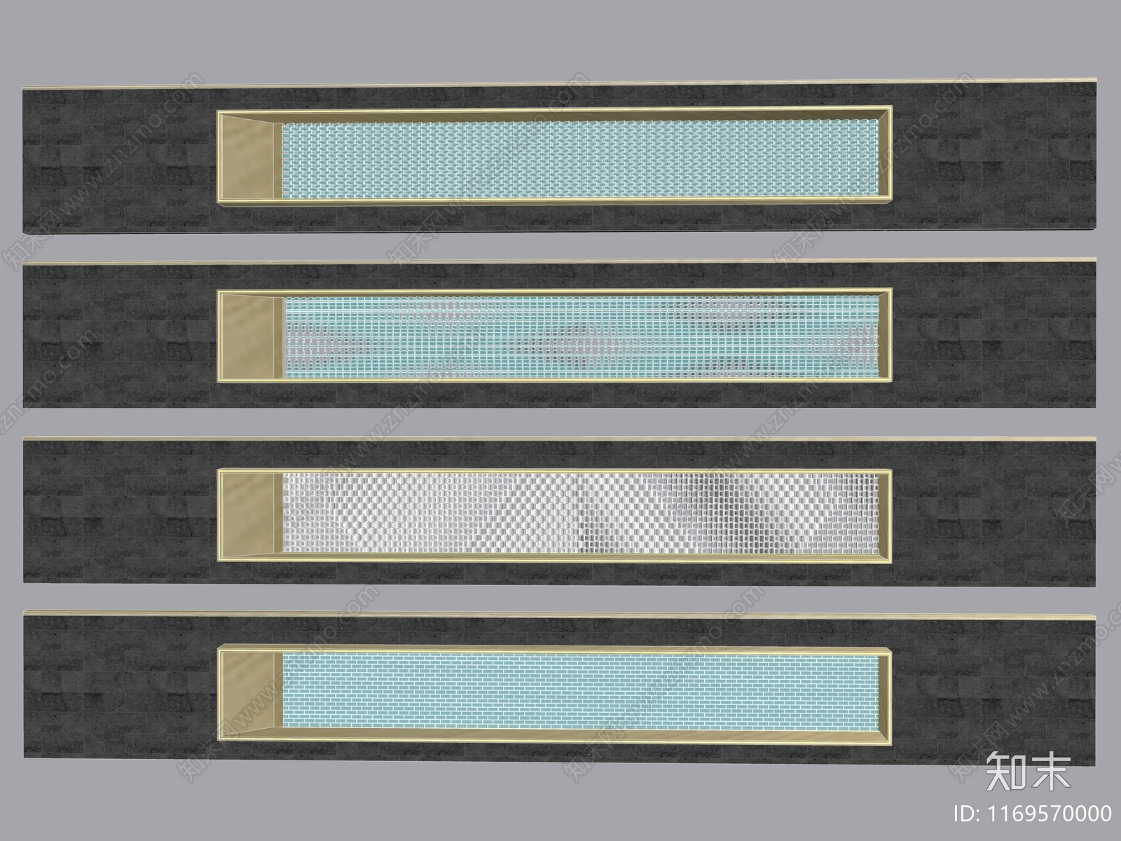 现代景墙SU模型下载【ID:1169570000】