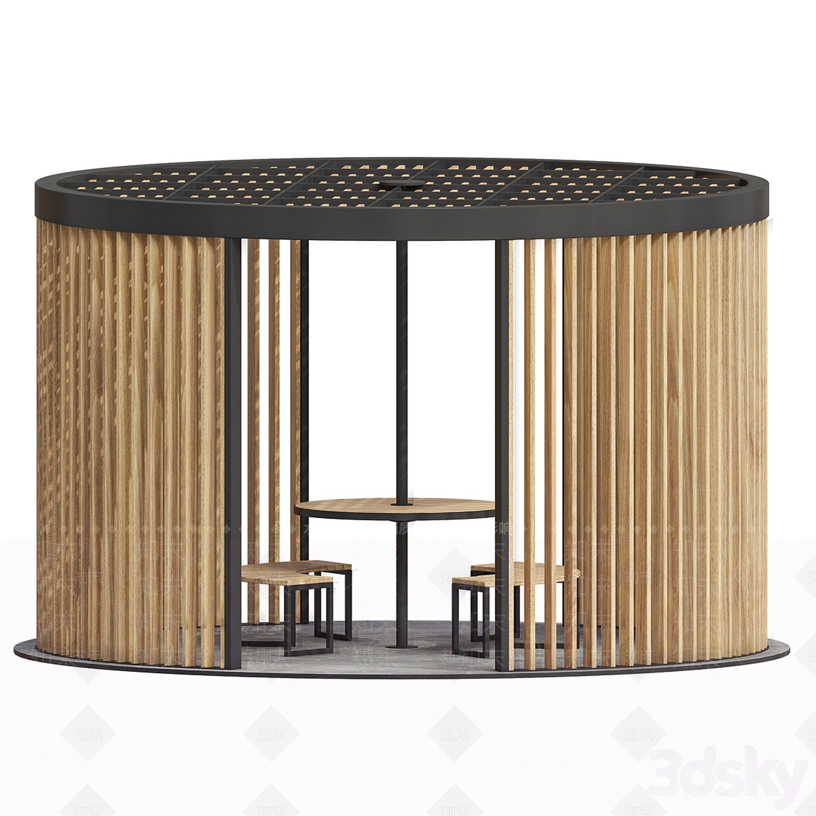 现代木屋3D模型下载【ID:1169573444】