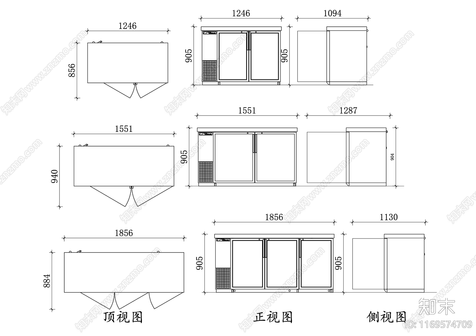 现代酒吧cad施工图下载【ID:1169574709】