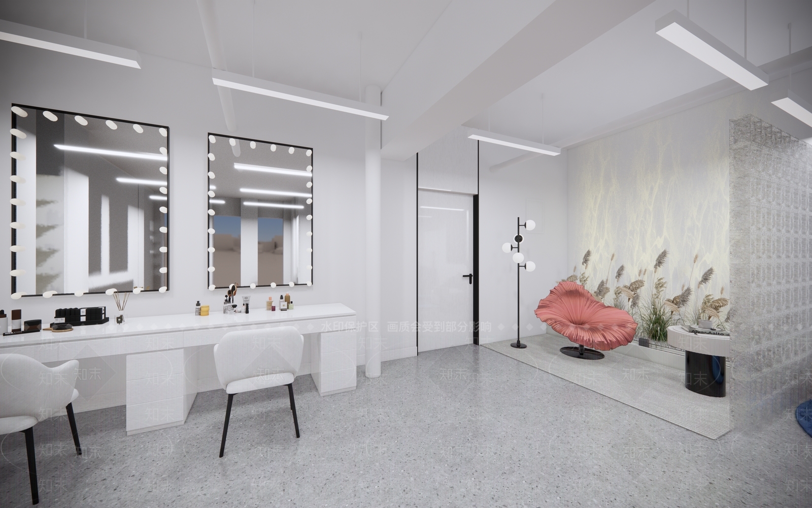极简简约美妆店SU模型下载【ID:1169577547】