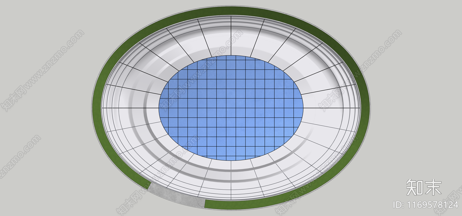 现代体育建筑SU模型下载【ID:1169578124】