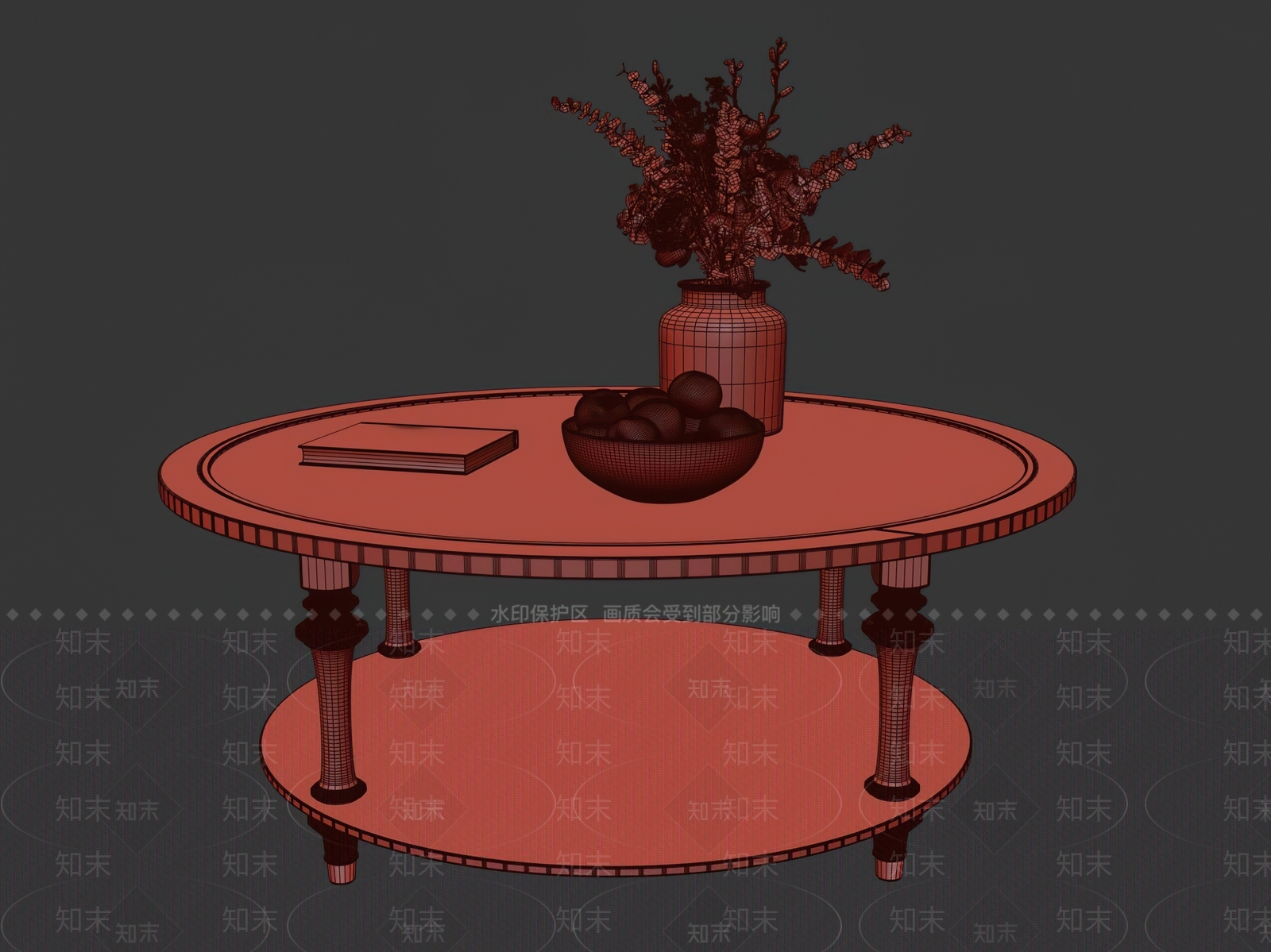 美式中古几类组合3D模型下载【ID:1169578813】