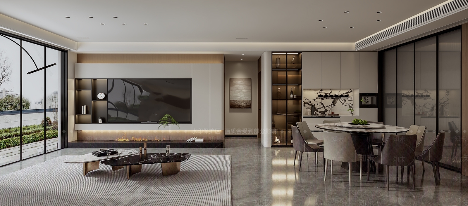 现代玄关3D模型下载【ID:1214712648】