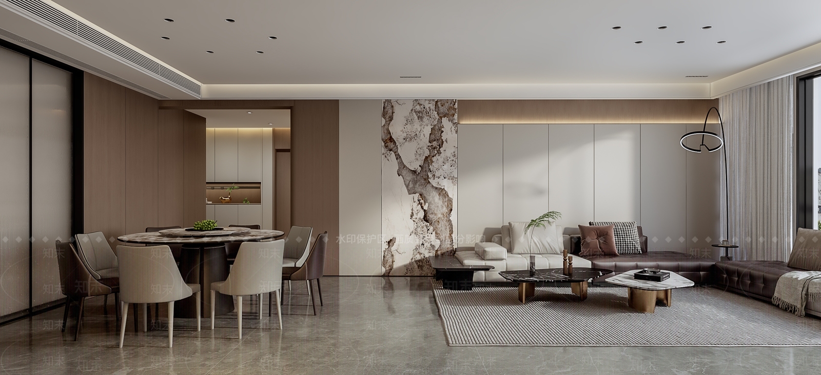 现代玄关3D模型下载【ID:1214712648】