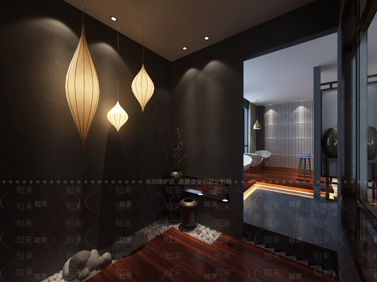 新中式酒馆3D模型下载【ID:1169585496】
