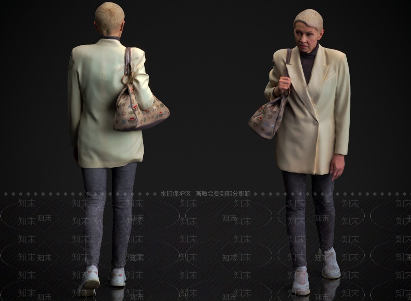 女人3D模型下载【ID:1169585895】