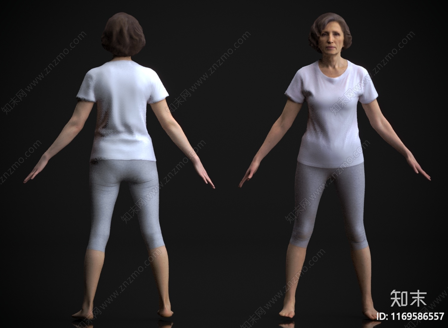 女人3D模型下载【ID:1169586557】