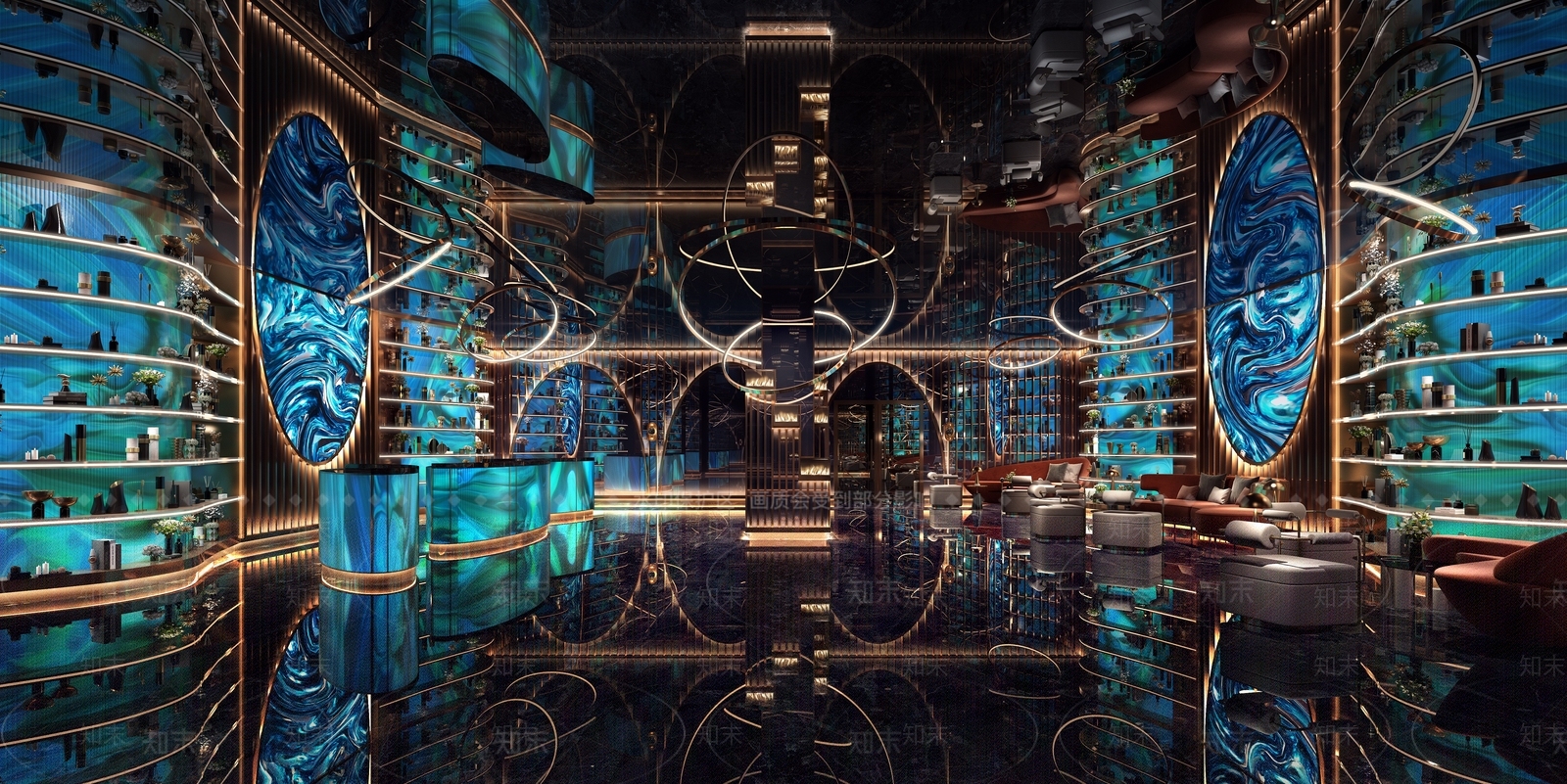 现代酒吧3D模型下载【ID:1214712874】