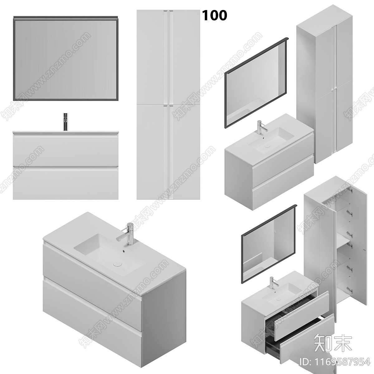 洗手台3D模型下载【ID:1169587954】