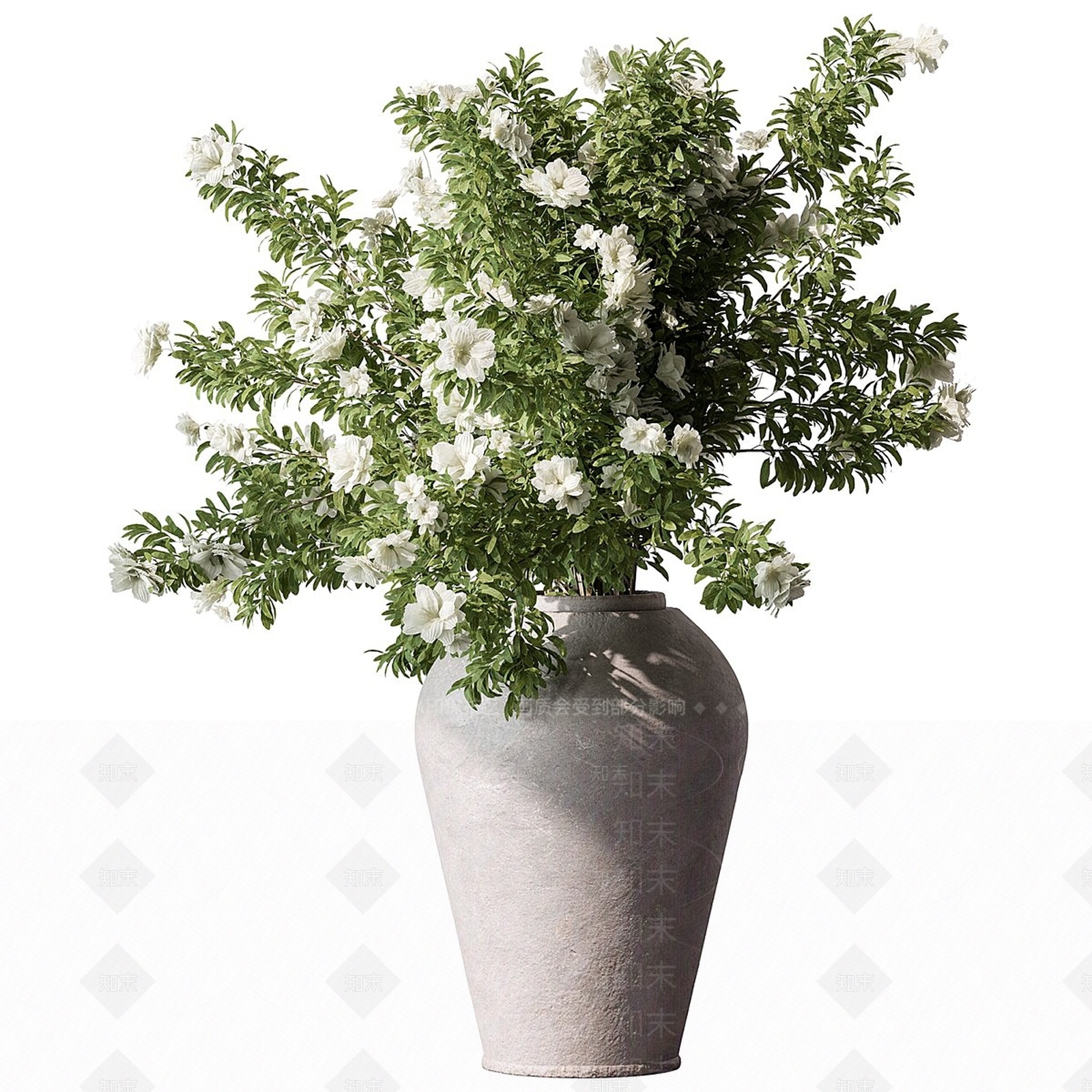 现代简约花艺3D模型下载【ID:1169588418】