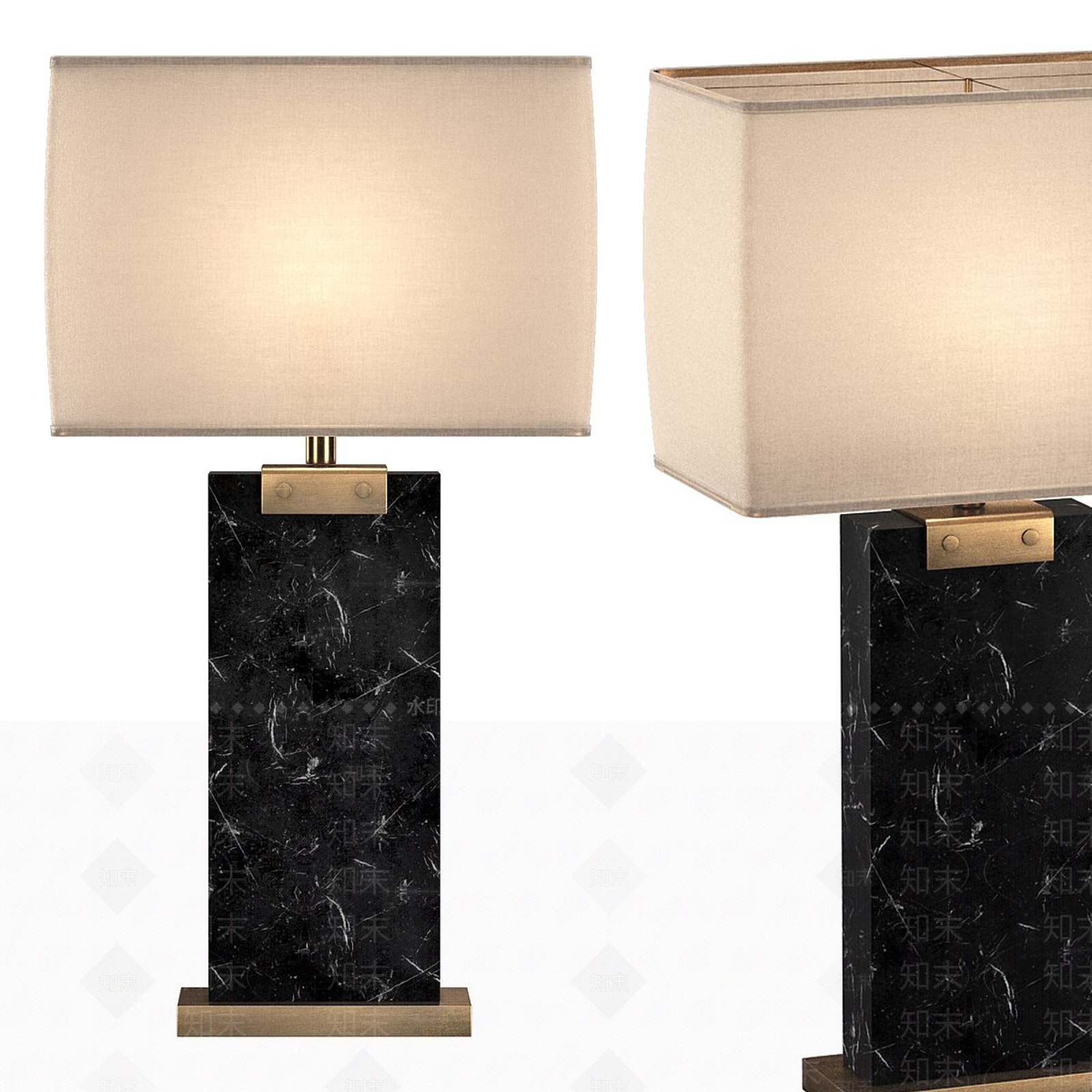 欧式轻奢台灯SU模型下载【ID:1169590905】