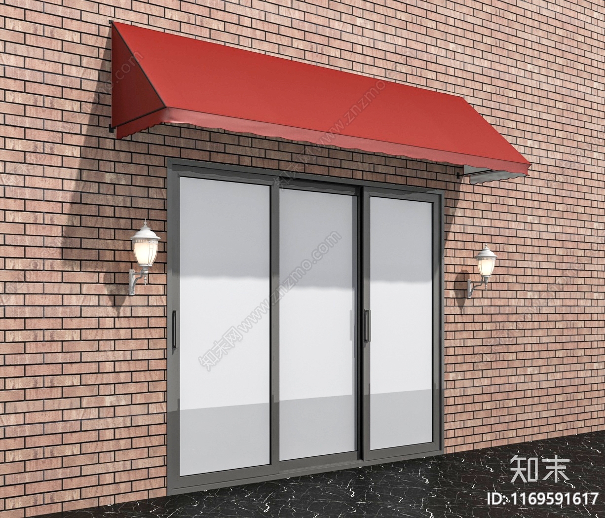 现代遮阳棚3D模型下载【ID:1169591617】