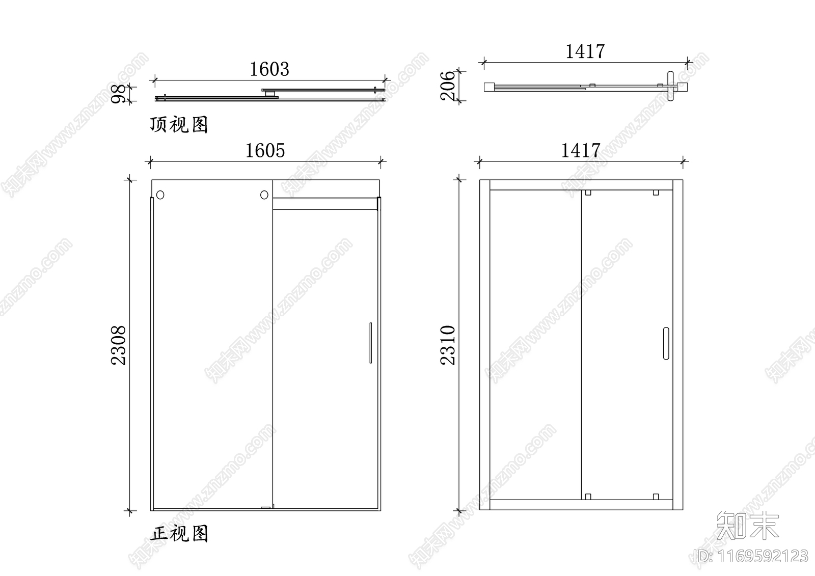 现代卫浴设施施工图下载【ID:1169592123】
