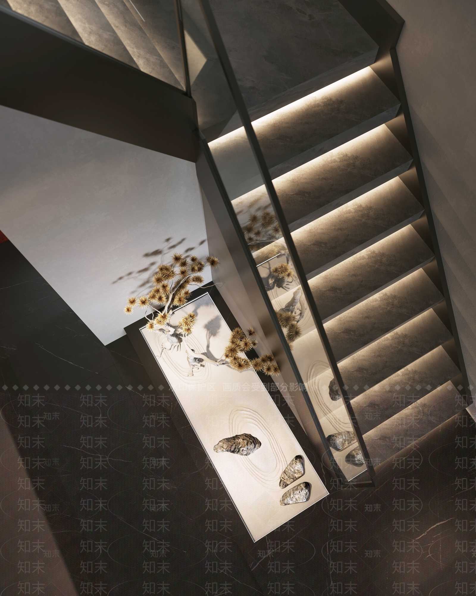 现代新中式茶叶店3D模型下载【ID:1169593084】