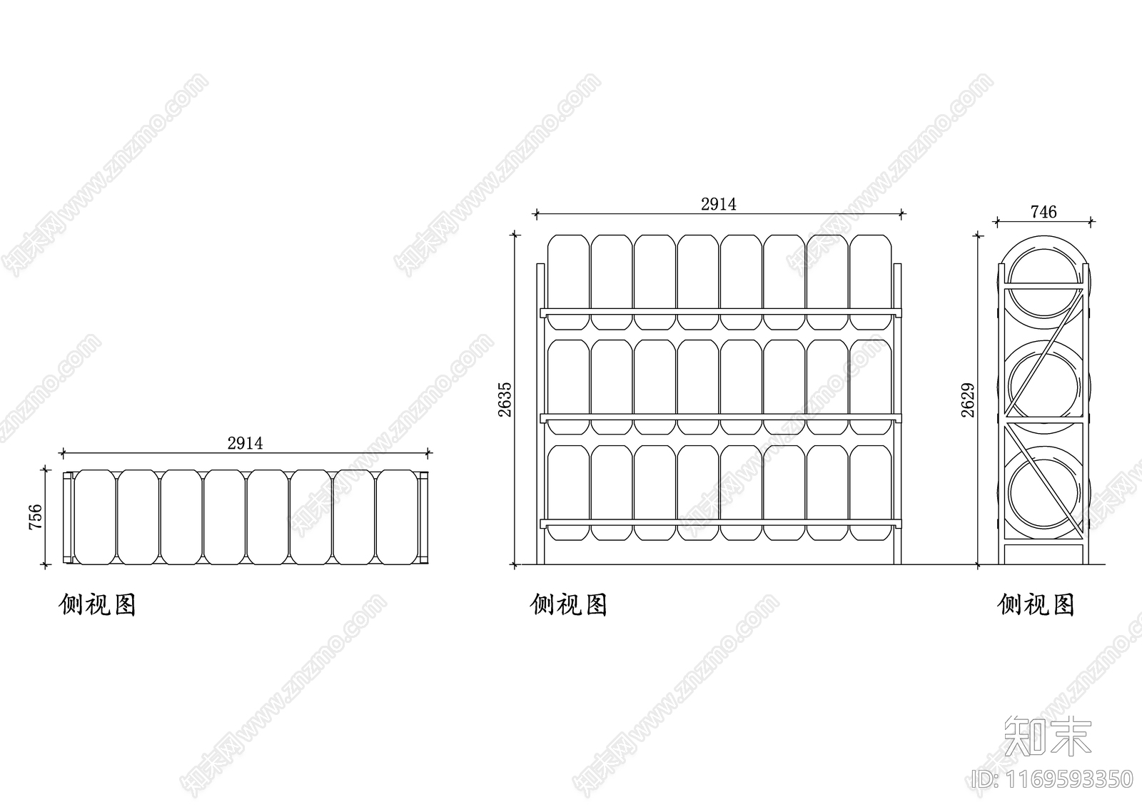 现代其他商业空间cad施工图下载【ID:1169593350】