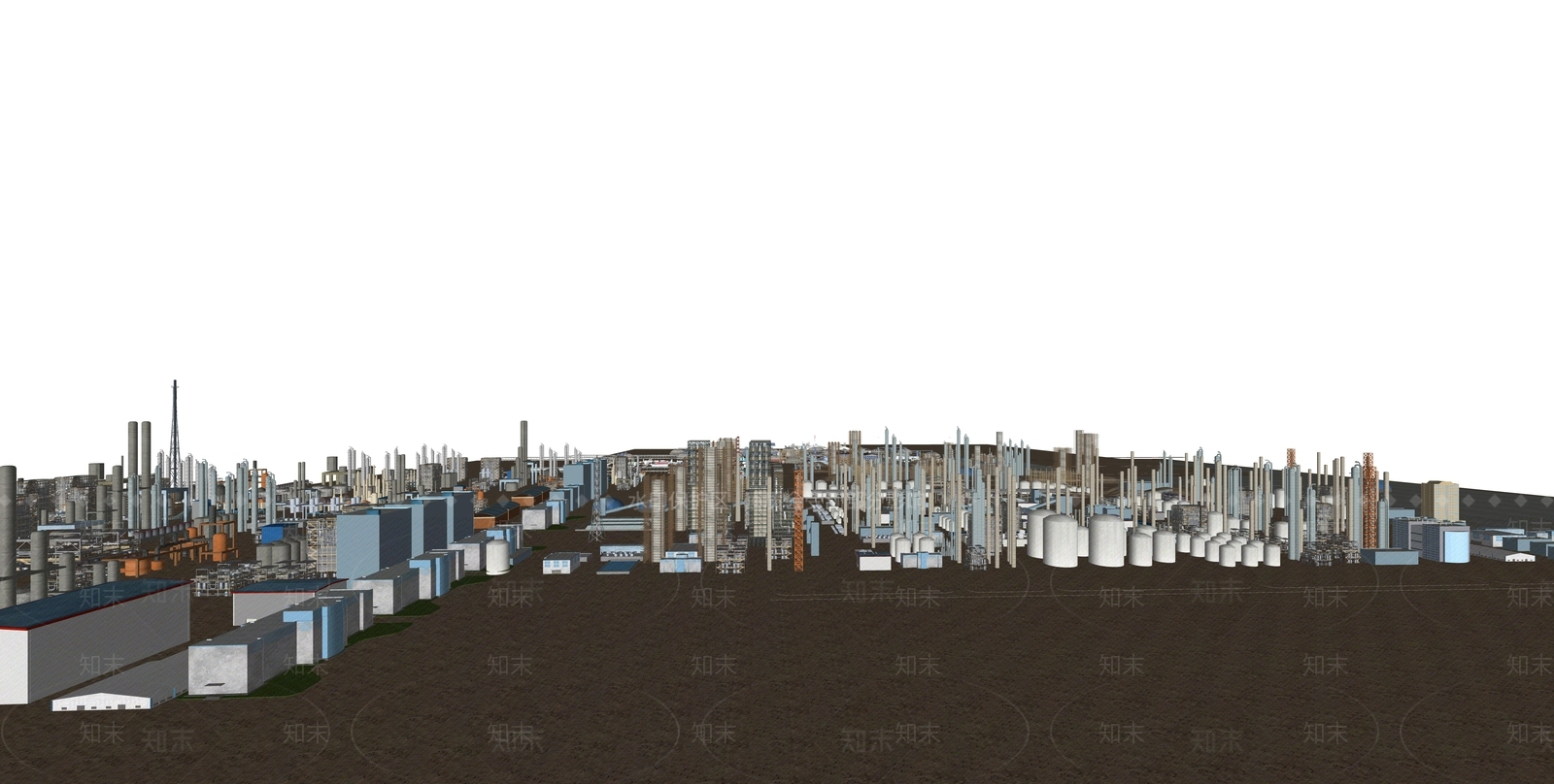 现代厂房SU模型下载【ID:1169594450】