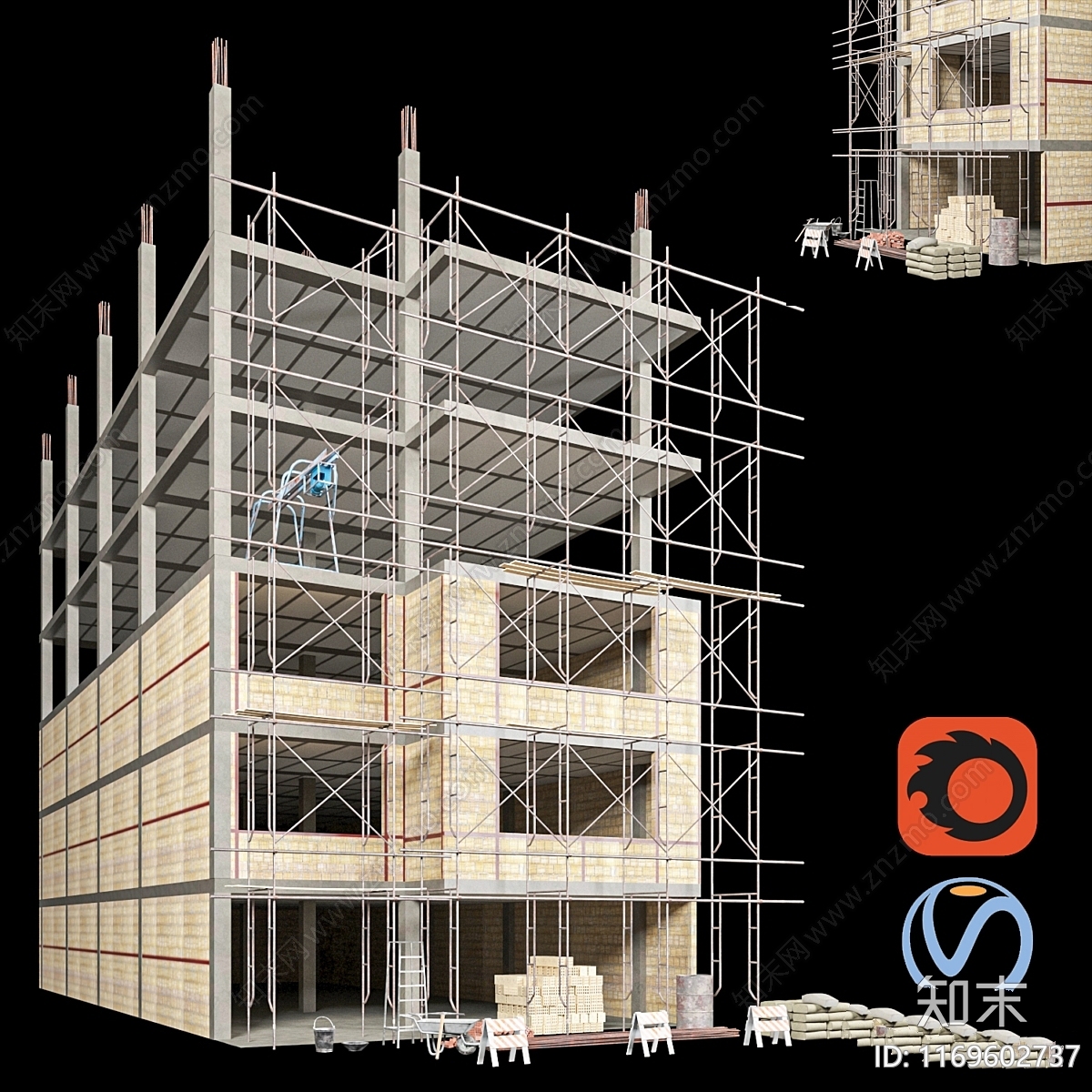 其他建筑外观3D模型下载【ID:1169602737】