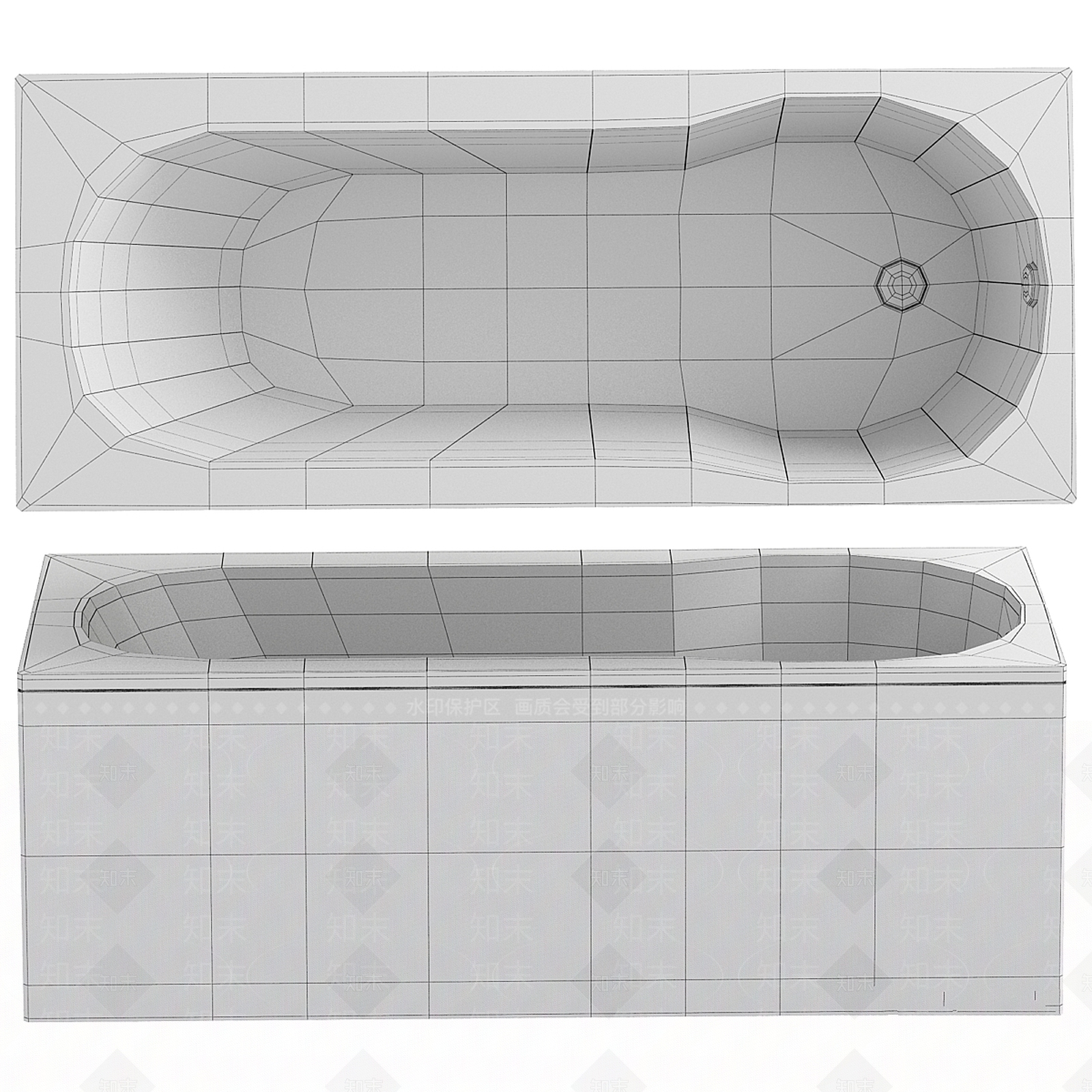 浴缸3D模型下载【ID:1169604056】