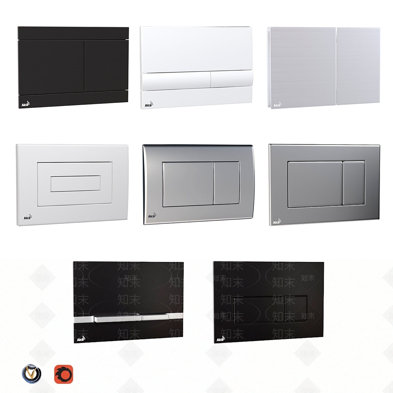 洗浴用品3D模型下载【ID:1169607374】