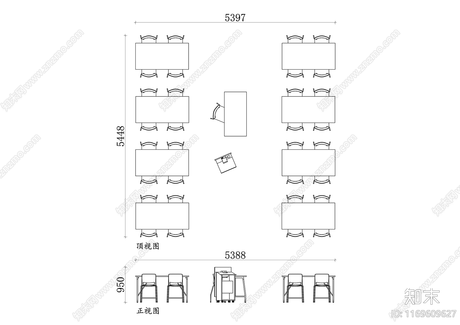 现代培训中心施工图下载【ID:1169609627】