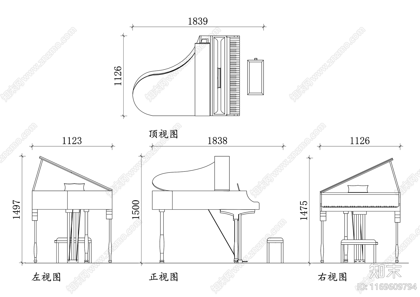 现代剧院施工图下载【ID:1169609794】