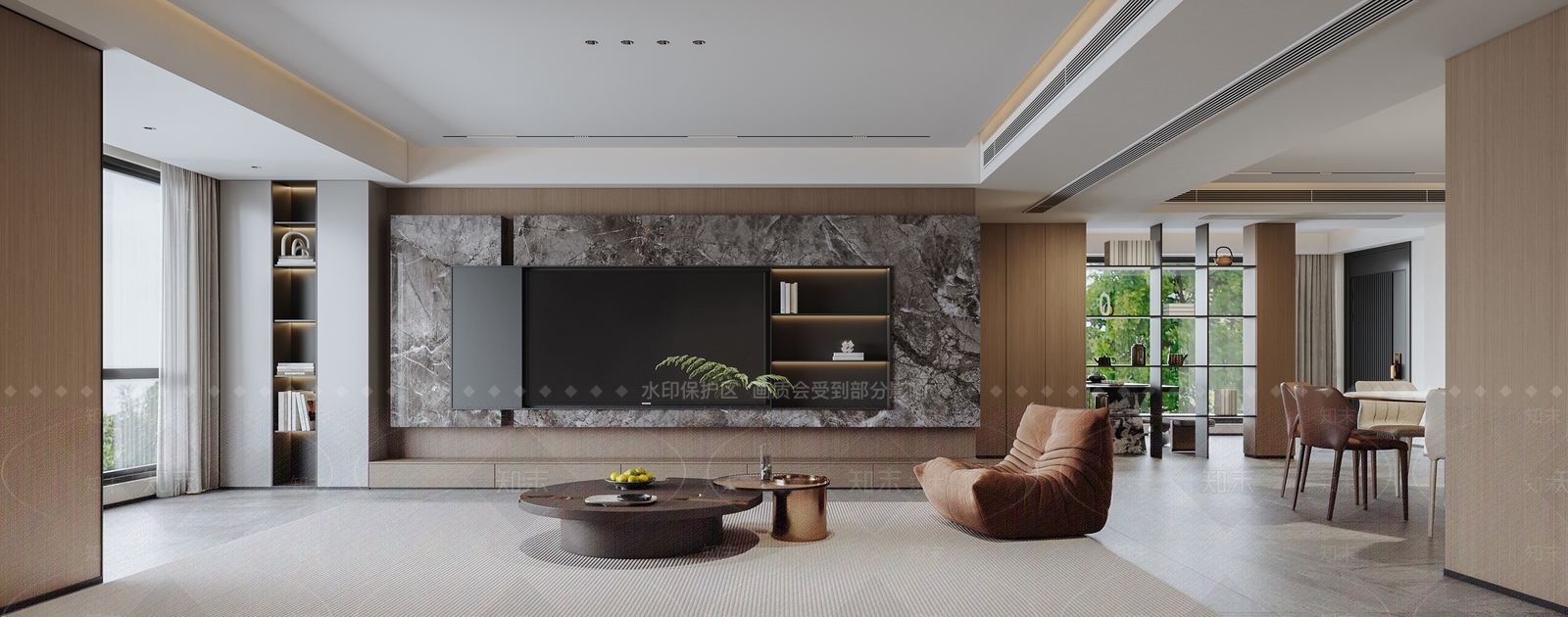 现代茶室3D模型下载【ID:1214713018】