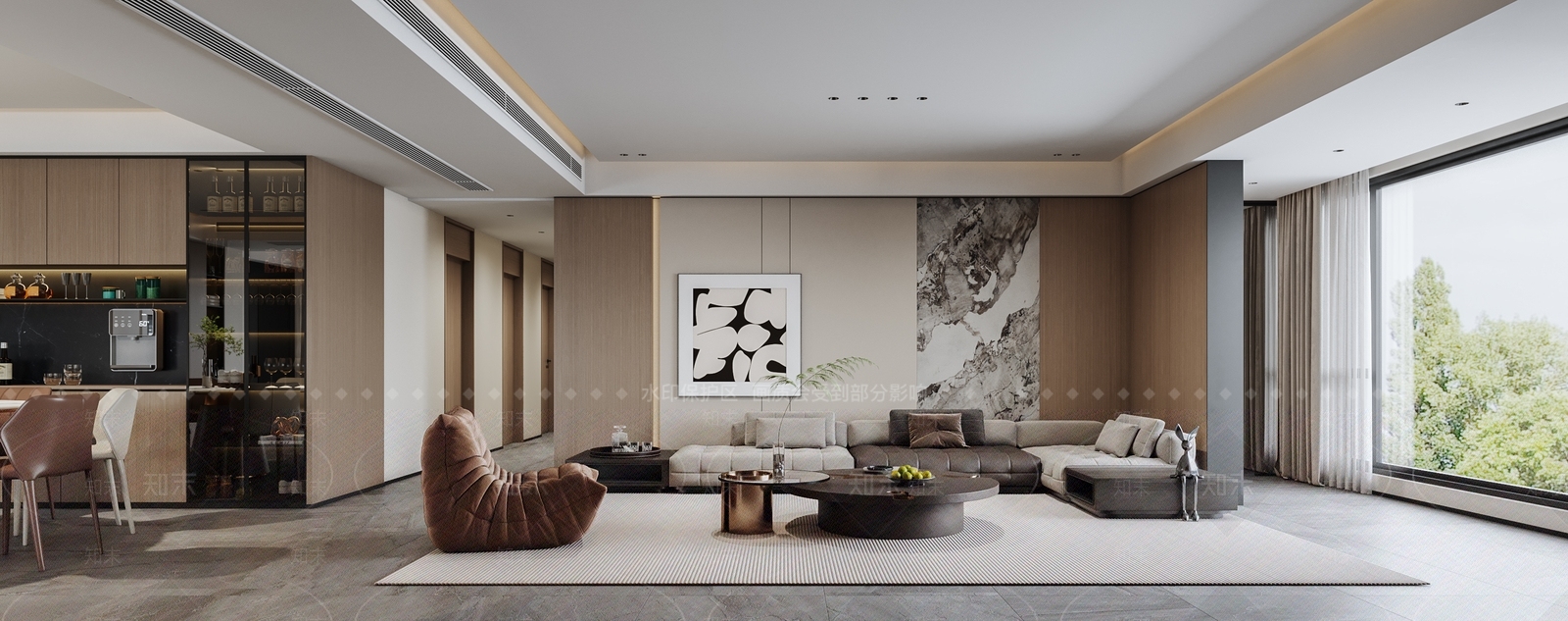 现代茶室3D模型下载【ID:1214713018】
