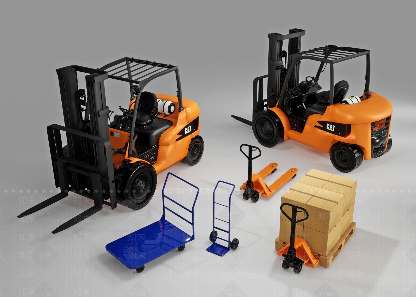 工程车SU模型下载【ID:1169624741】