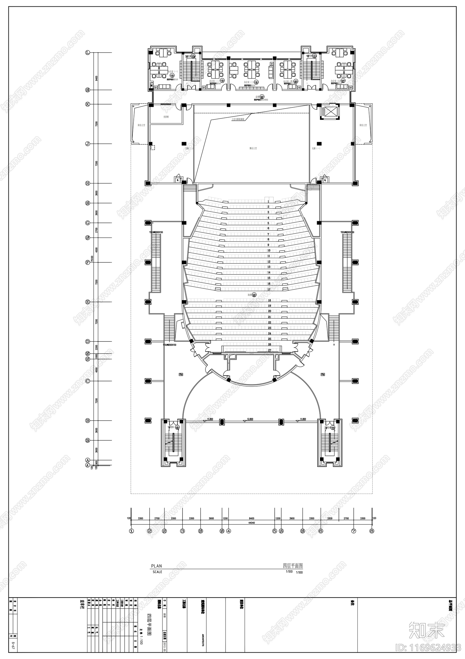 现代学校cad施工图下载【ID:1169624933】