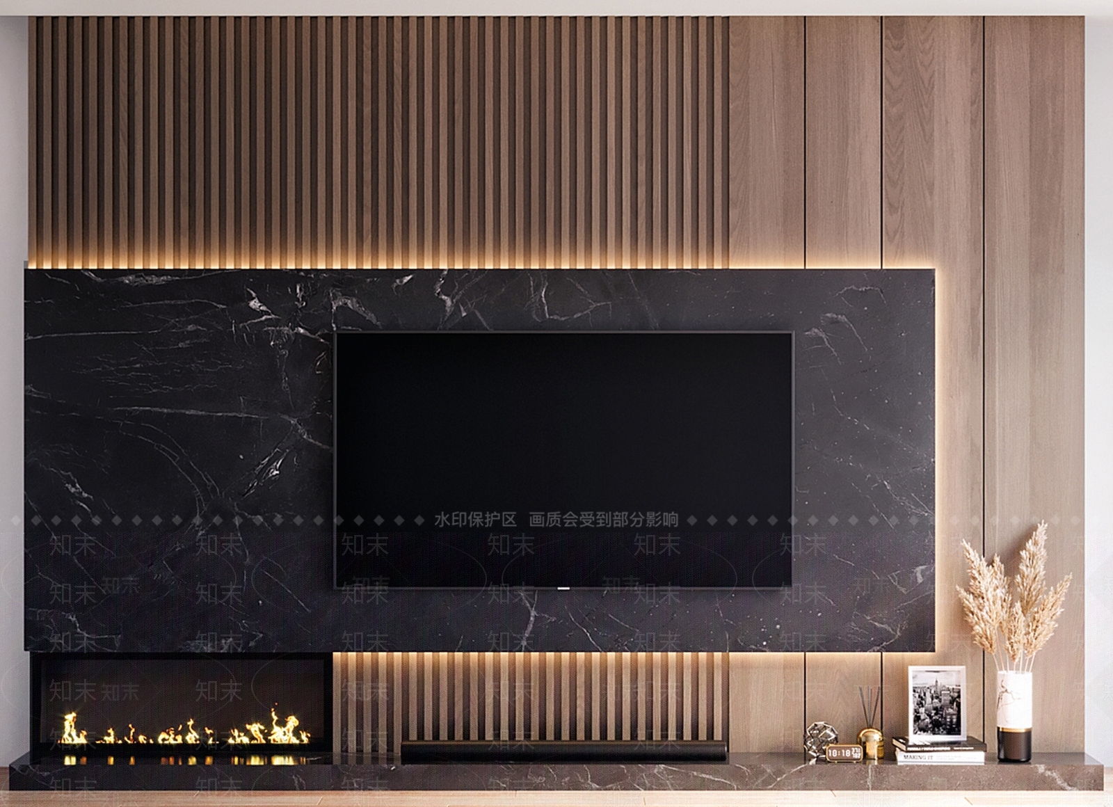 现代电视柜3D模型下载【ID:1169625799】