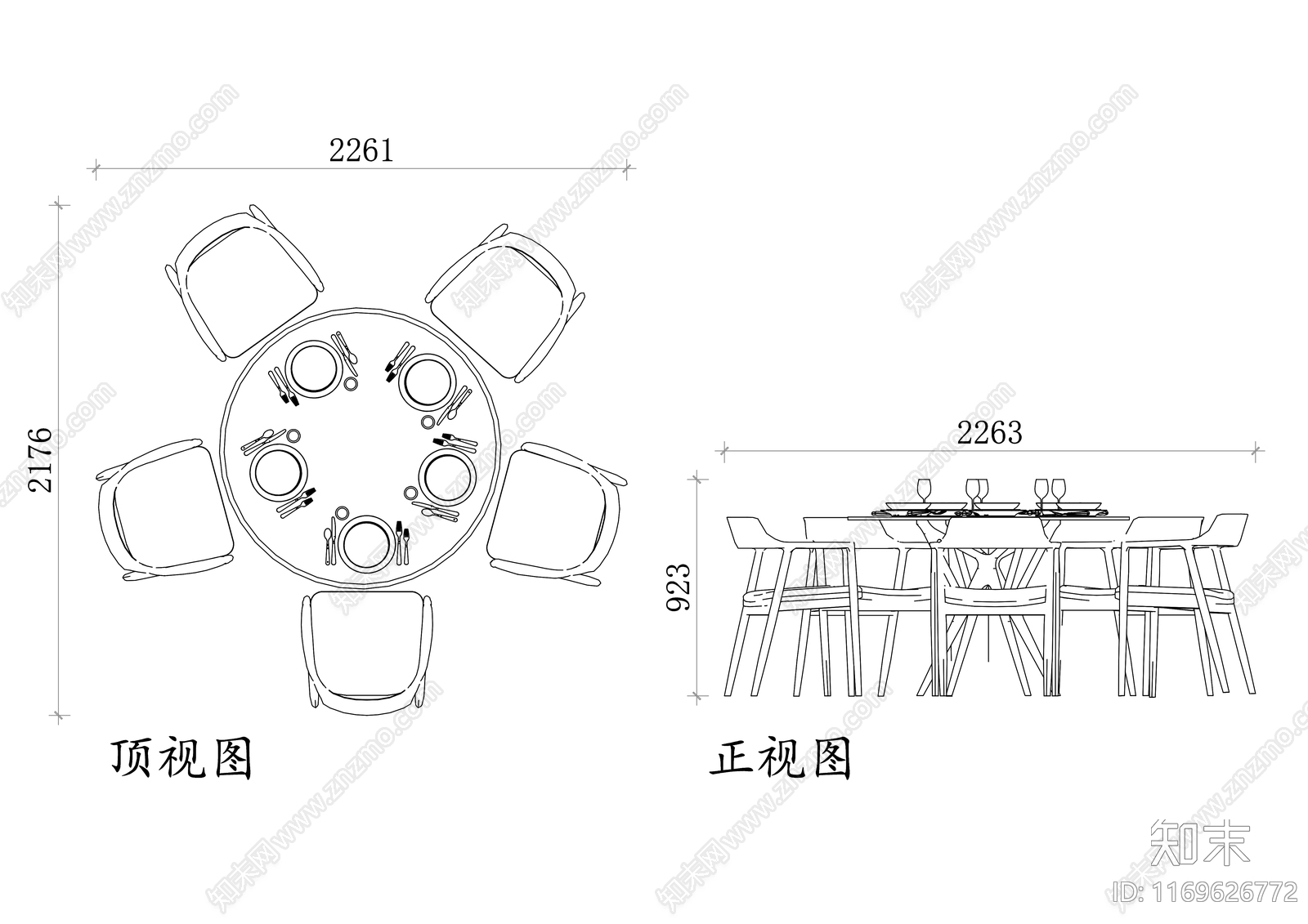 现代中餐厅cad施工图下载【ID:1169626772】