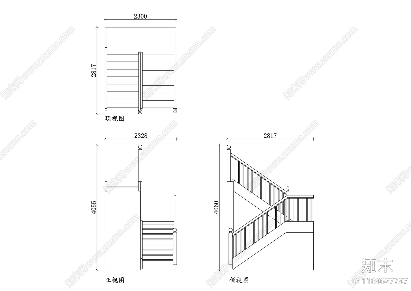 欧式栏杆施工图下载【ID:1169627797】