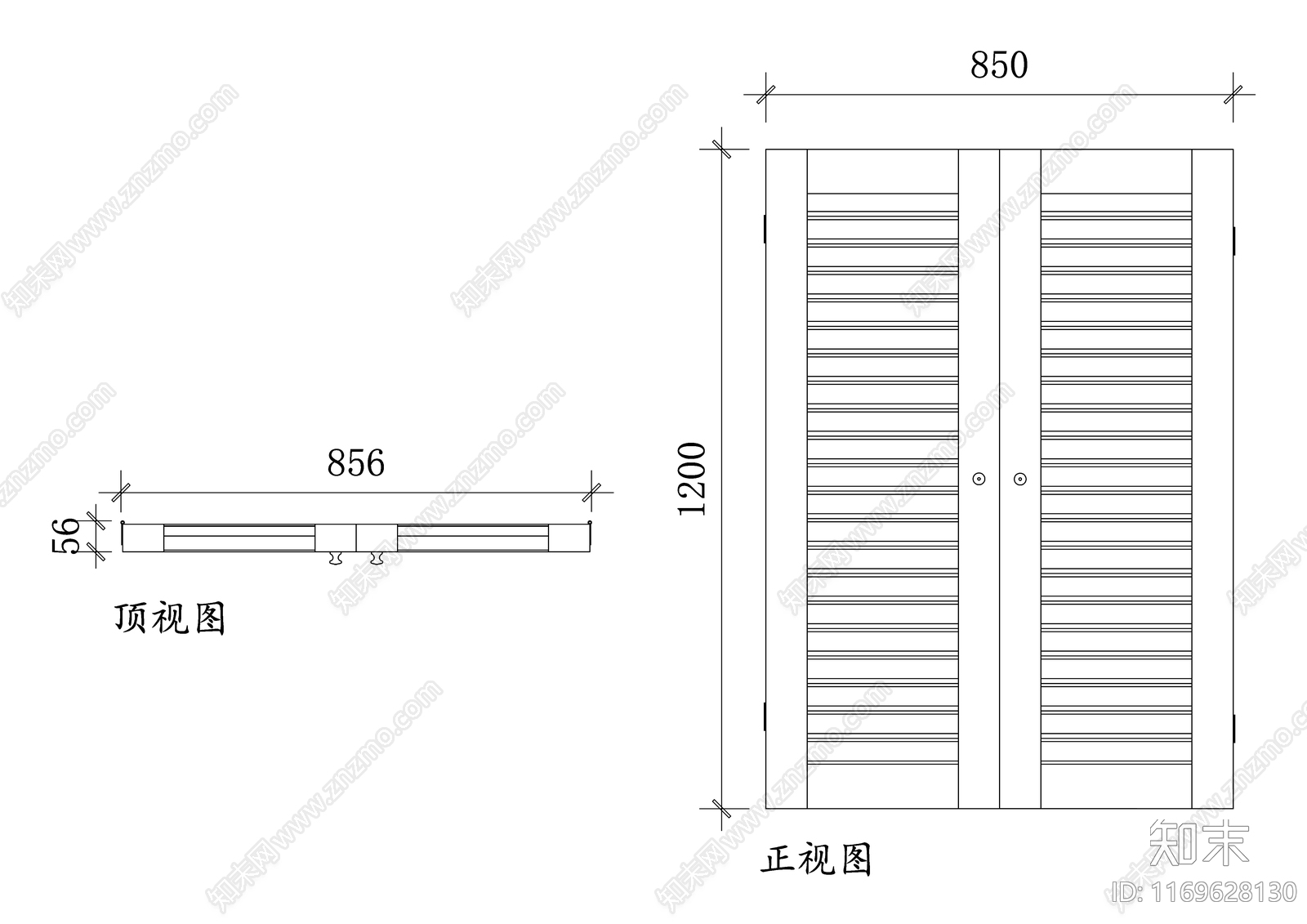 现代综合门窗施工图下载【ID:1169628130】