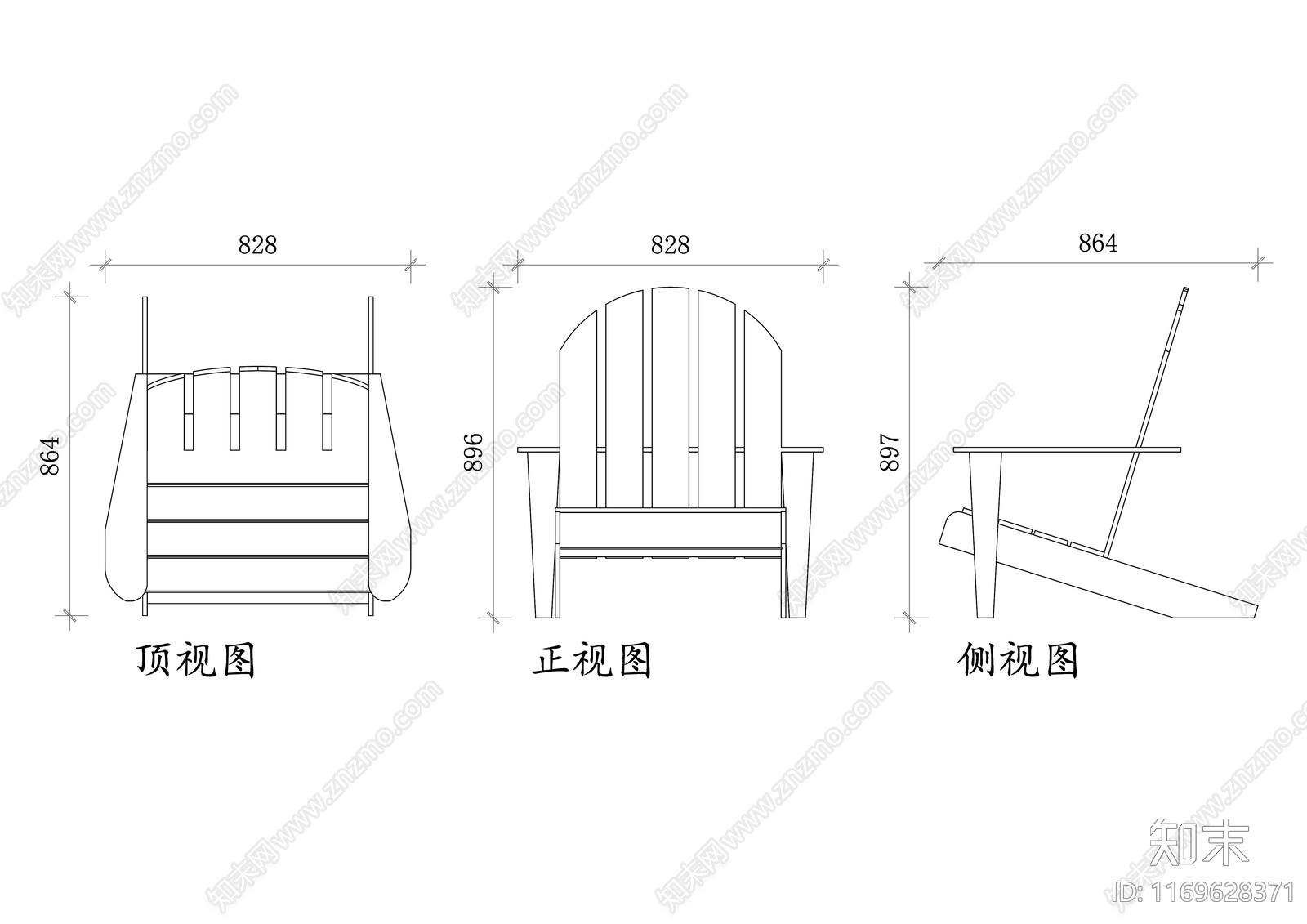 现代庭院cad施工图下载【ID:1169628371】