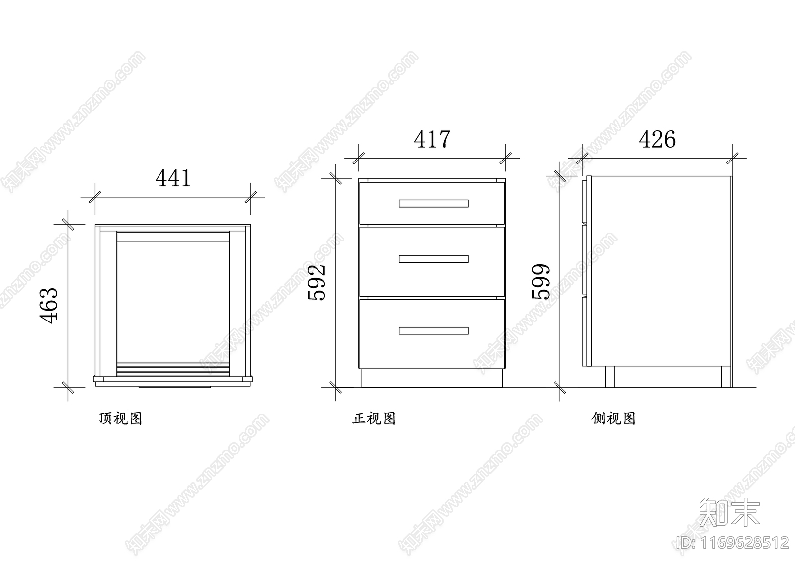 现代厨房设施cad施工图下载【ID:1169628512】