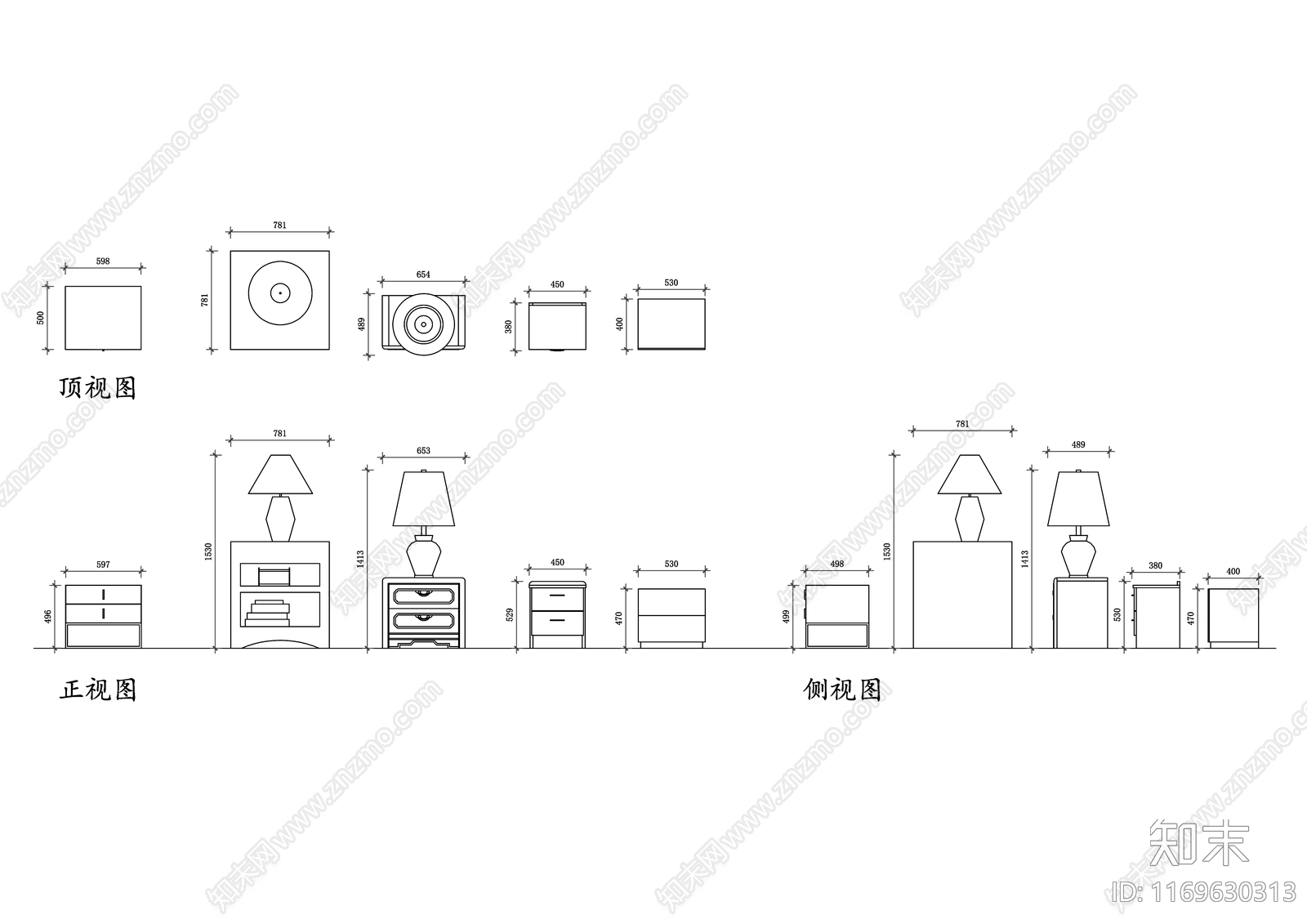 现代柜子施工图下载【ID:1169630313】