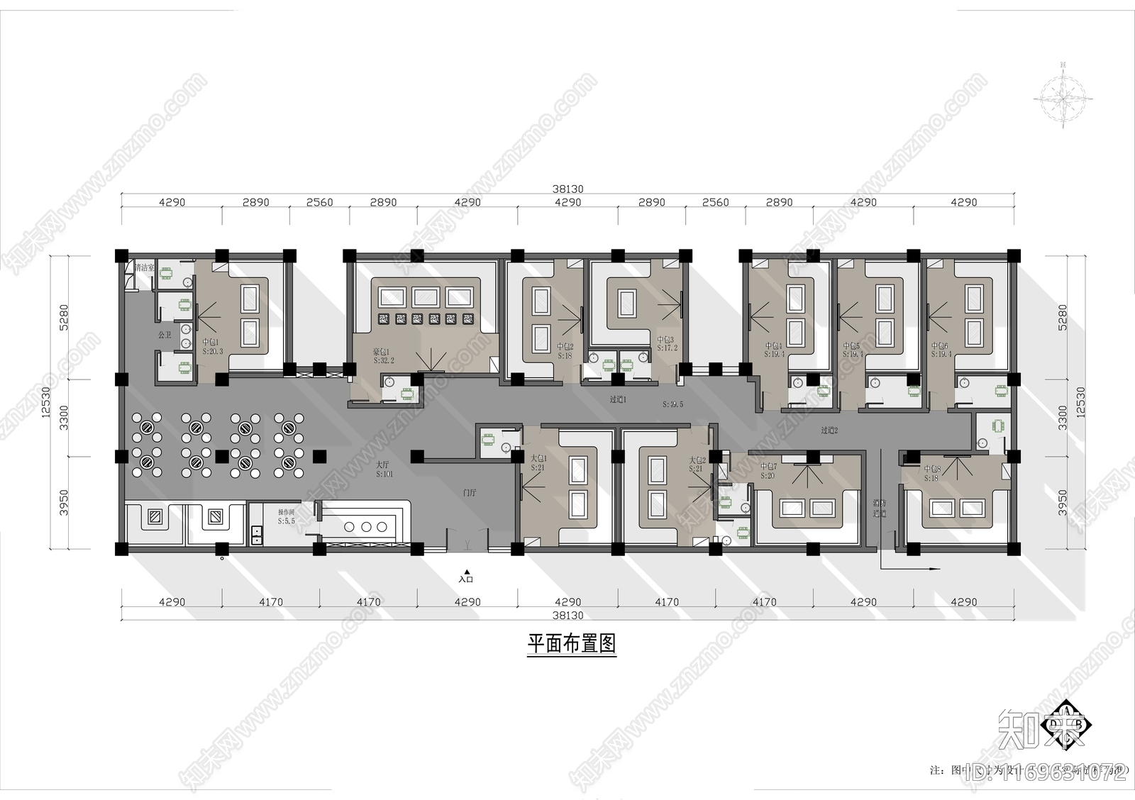 现代KTVcad施工图下载【ID:1169631072】