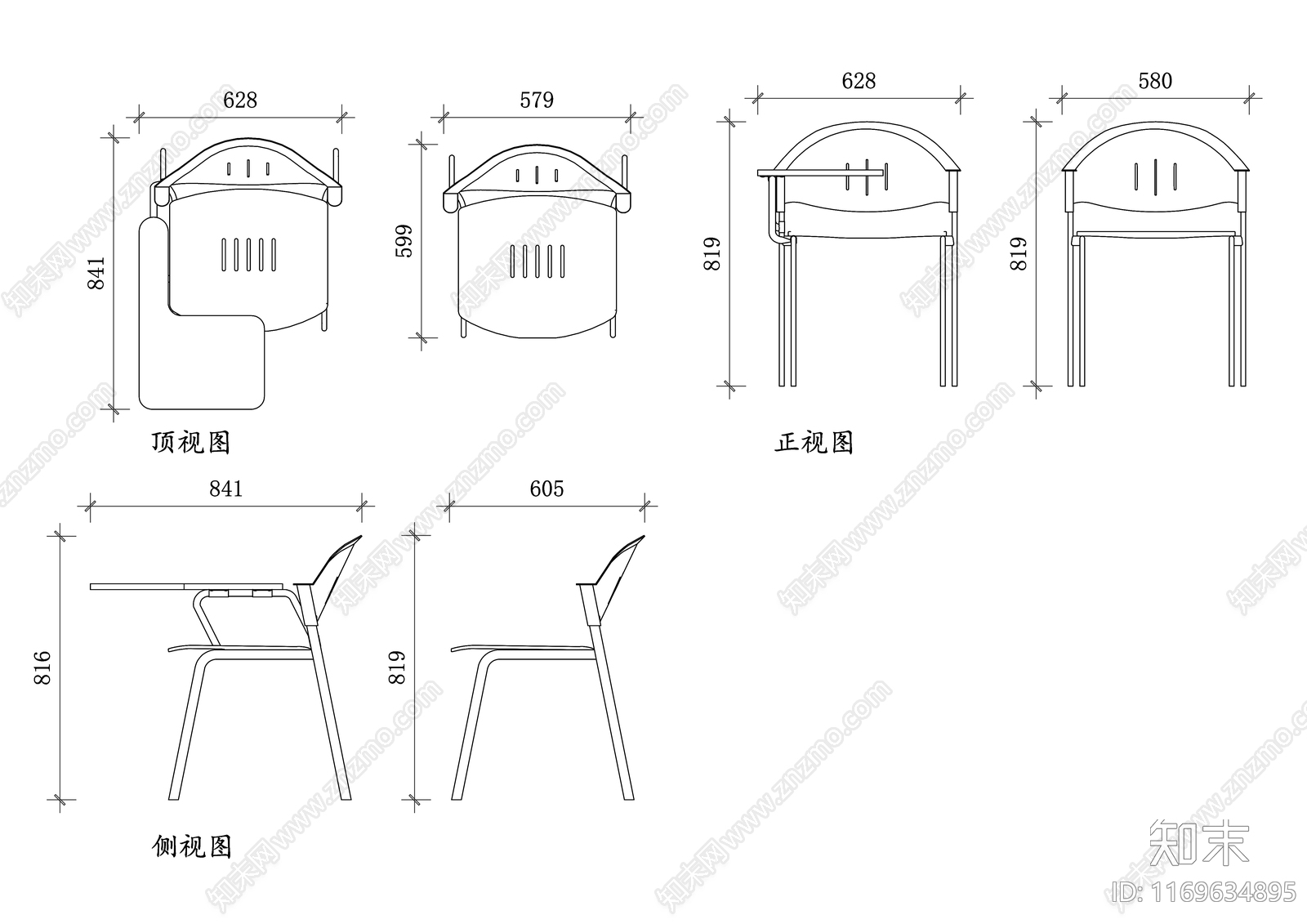 现代培训中心cad施工图下载【ID:1169634895】