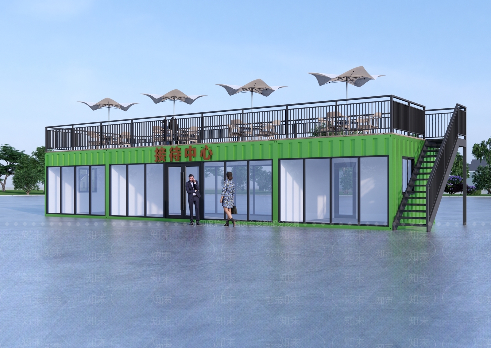 现代其他商业建筑SU模型下载【ID:1169637546】