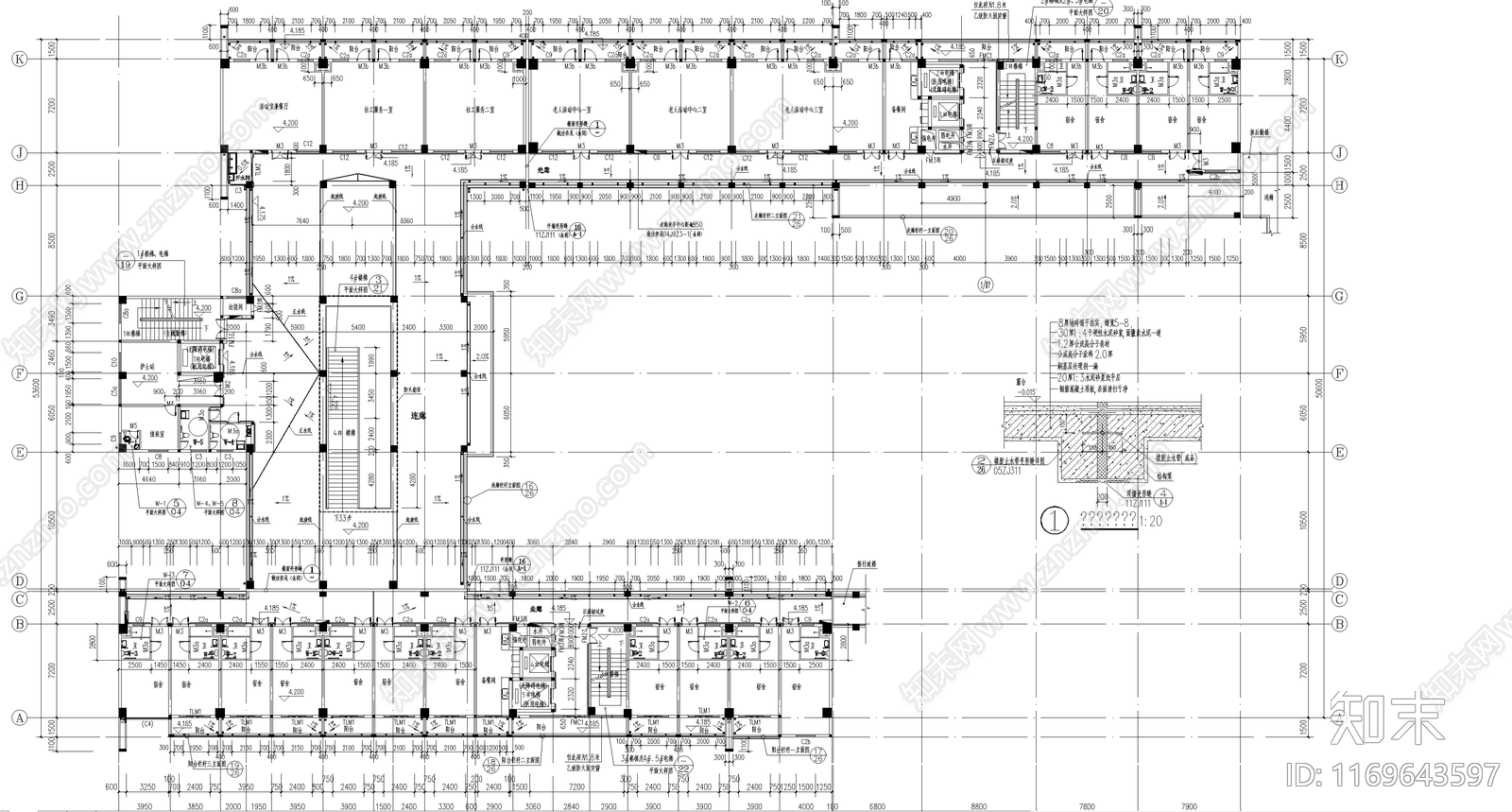 现代其他建筑cad施工图下载【ID:1169643597】