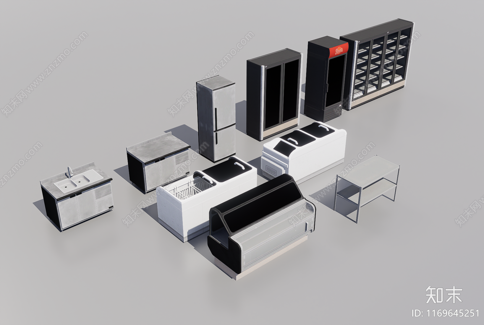 冰箱3D模型下载【ID:1169645251】