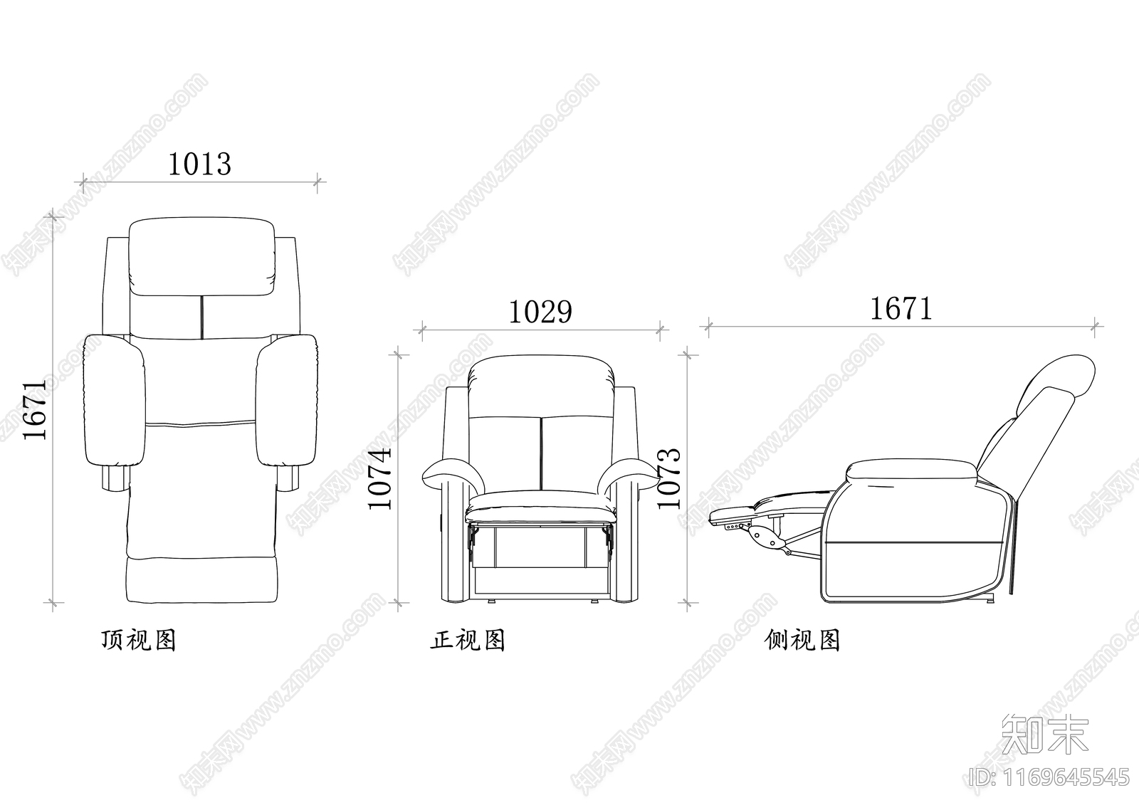 现代办公室cad施工图下载【ID:1169645545】