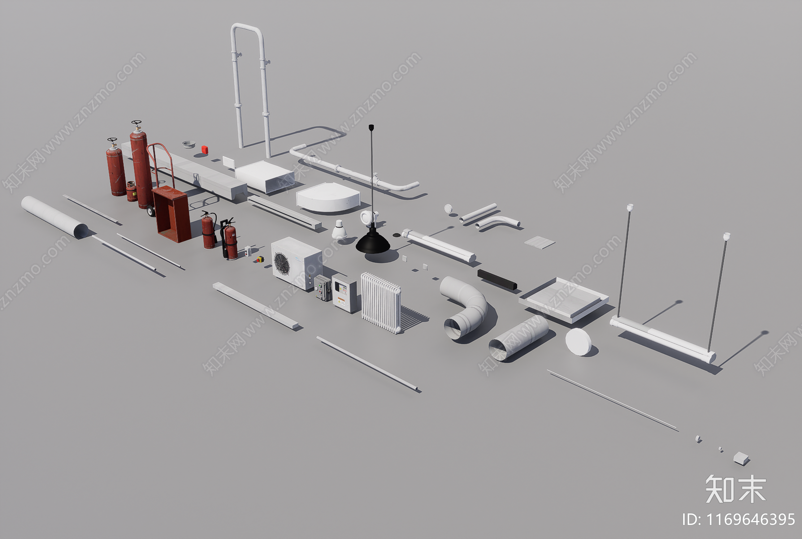 公用器材3D模型下载【ID:1169646395】