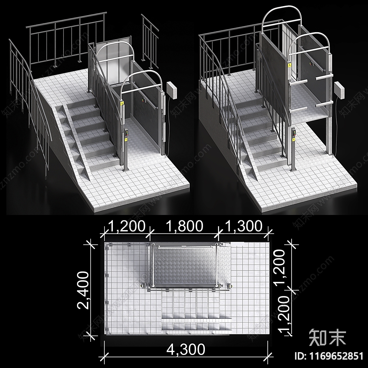 摆件组合3D模型下载【ID:1169652851】