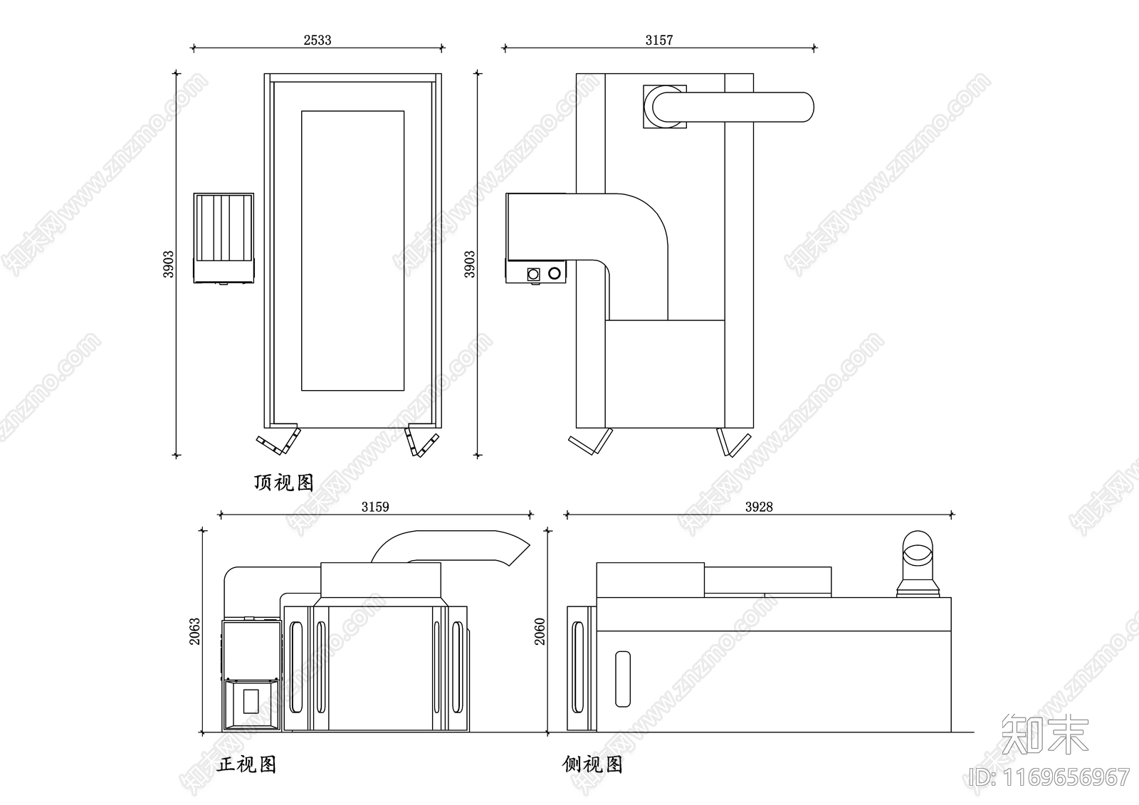 现代其他商业空间cad施工图下载【ID:1169656967】