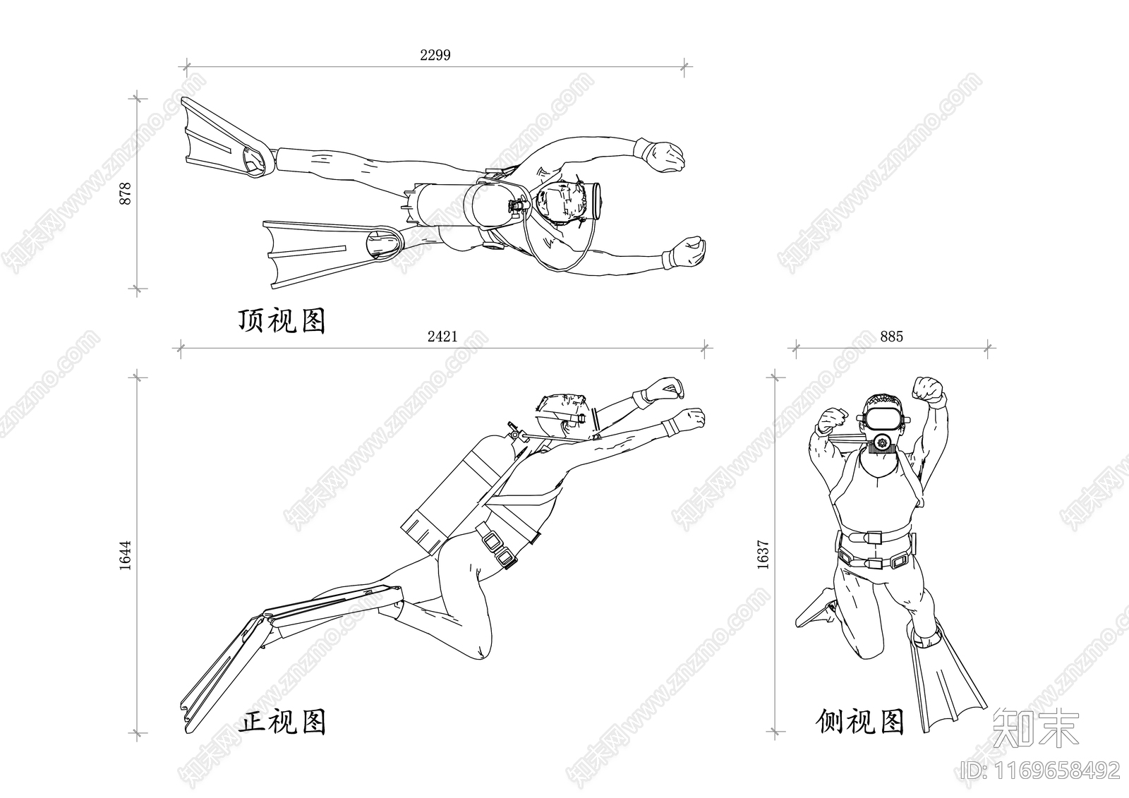 现代其他商业空间cad施工图下载【ID:1169658492】